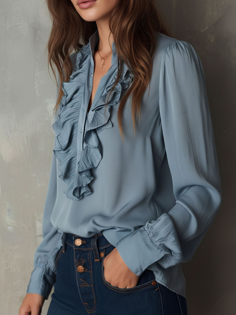 Willa London™ | Celestial Ruffle Blouse