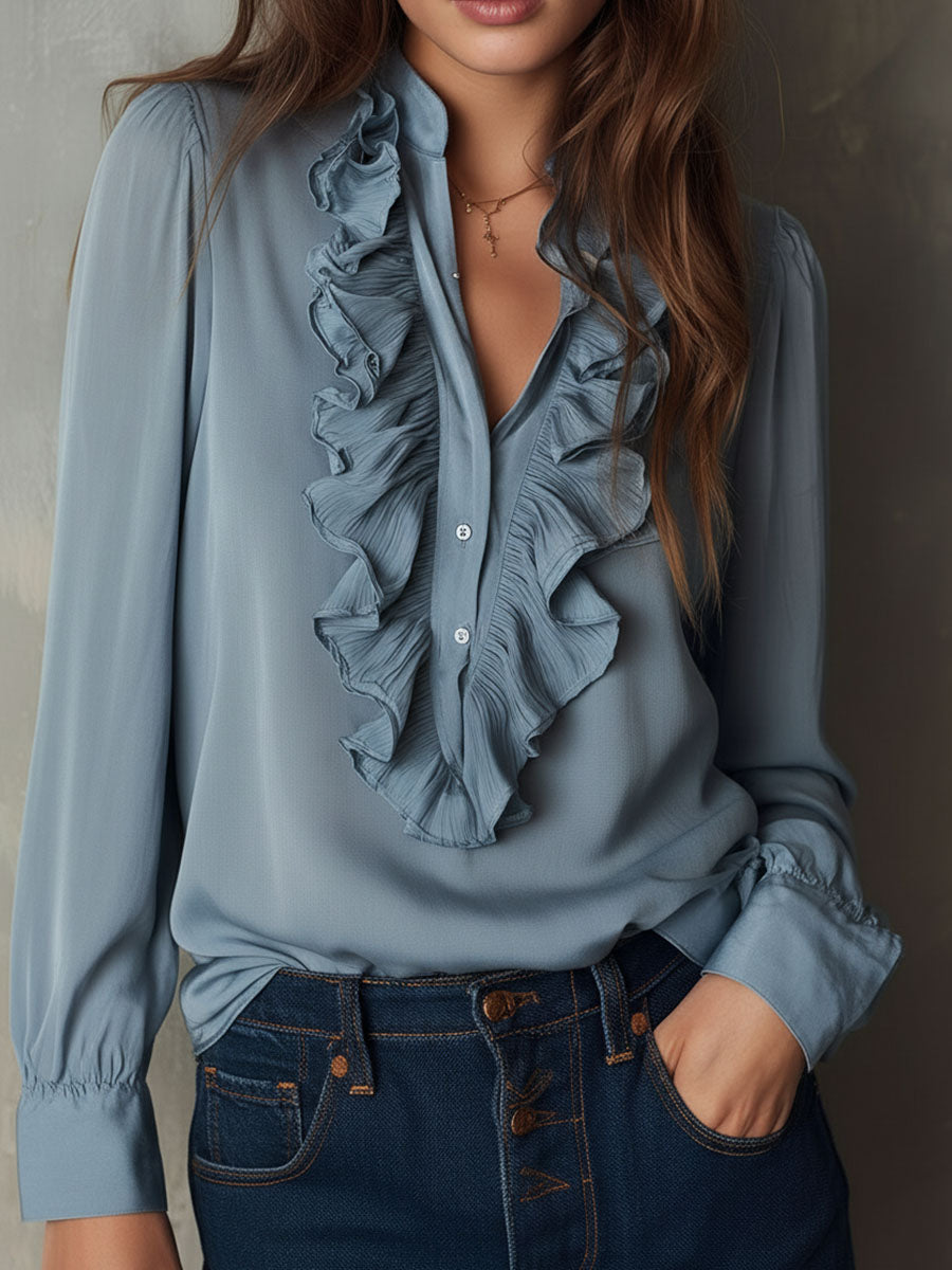 Willa London™ | Celestial Ruffle Blouse