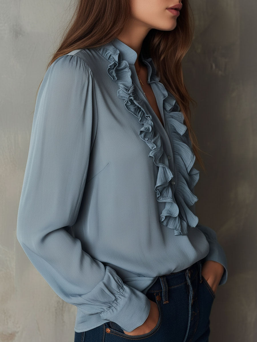 Willa London™ | Celestial Ruffle Blouse