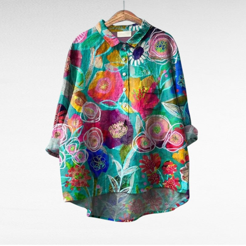 Willa London™ | Floral Harmony Blouse