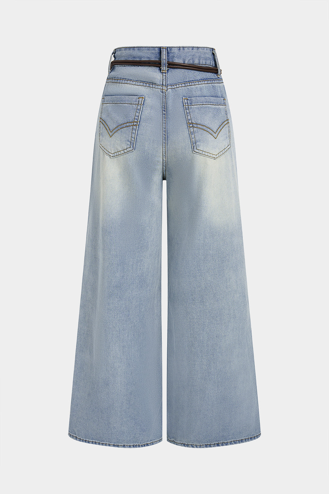 Willa London™ | Asymmetrical Elegance Wide Leg Jeans