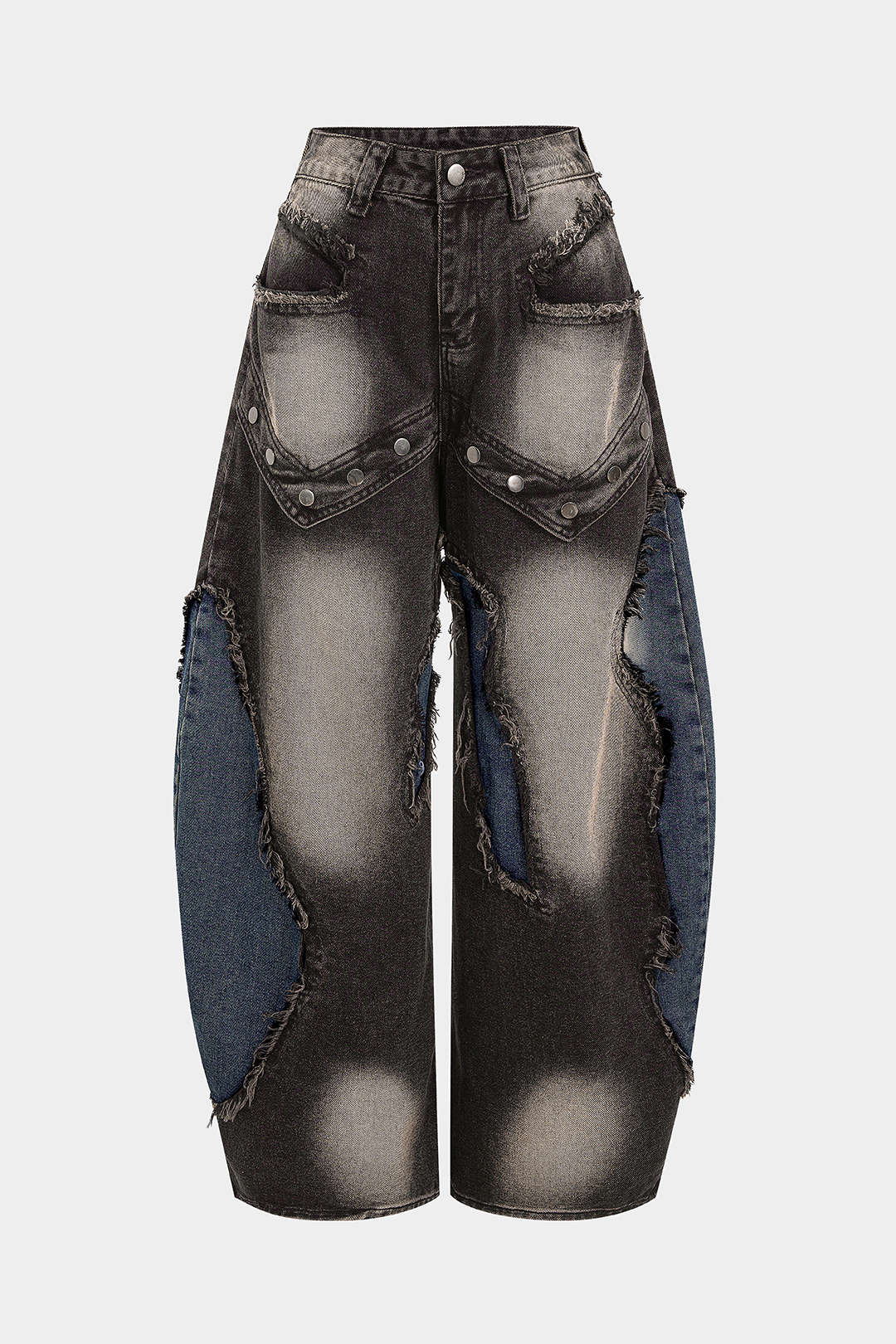 Willa London™ | Artisan Patchwork Denim Jeans