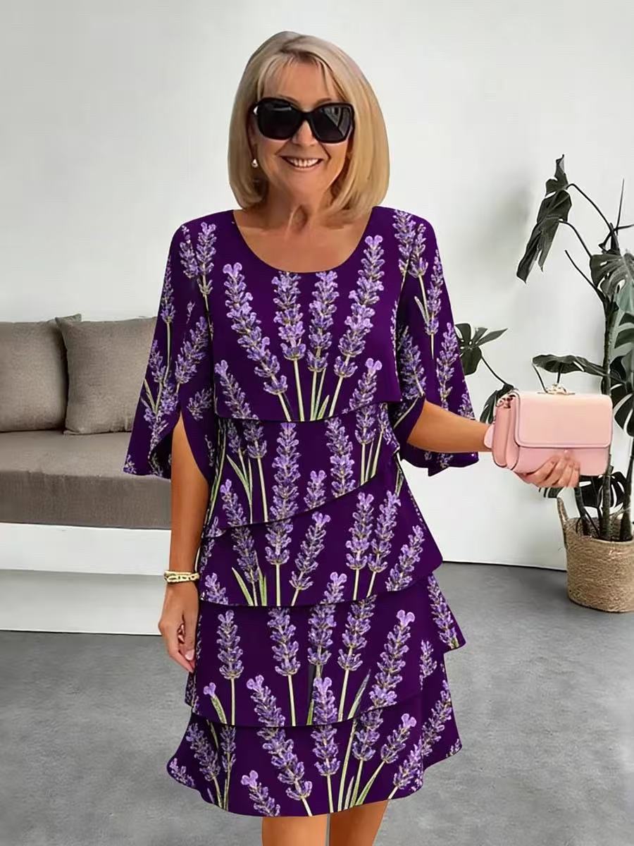 Willa London™ | Lavender Breeze Midi Dress