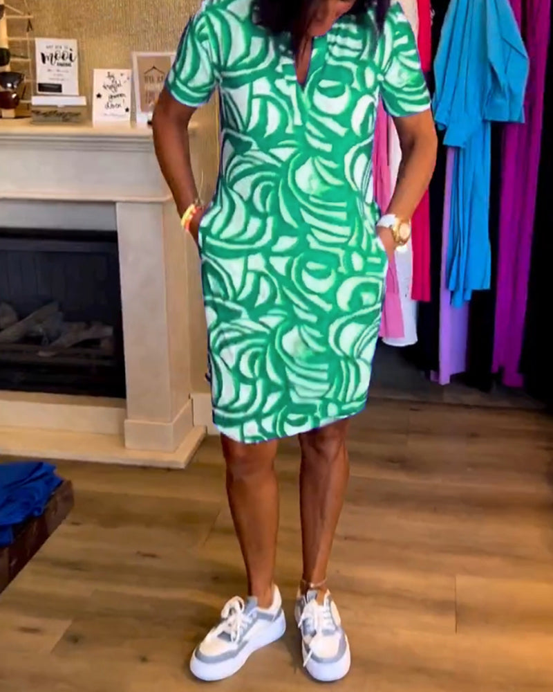 Willa London™ | Mira V-Neck A-Line Dress