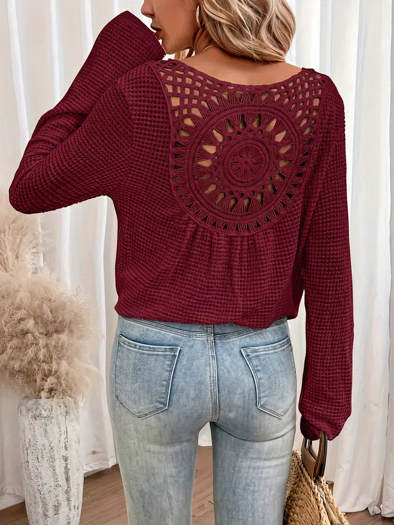 Willa London™ | Ibiza Lace Elegance Blouse