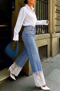 Willa London™ | Heritage Lace Pocket Jeans