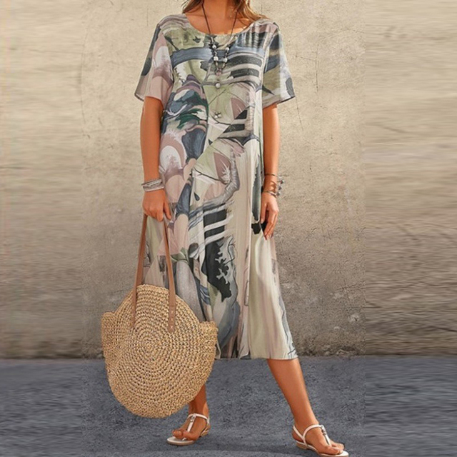Willa London™ | Serene Floral Midi Dress