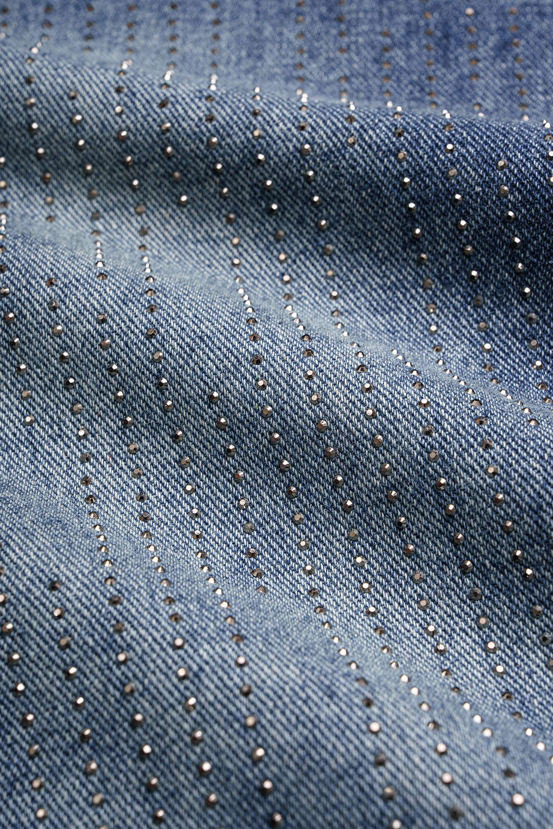 Willa London™ | Luxe Rhinestone Denim Trousers