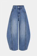 Willa London™ | Effortless Denim Barrel Jeans