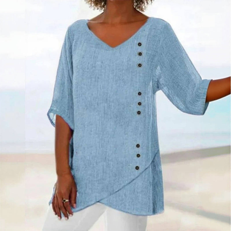 Willa London™ | Serene V-Neck Blouse