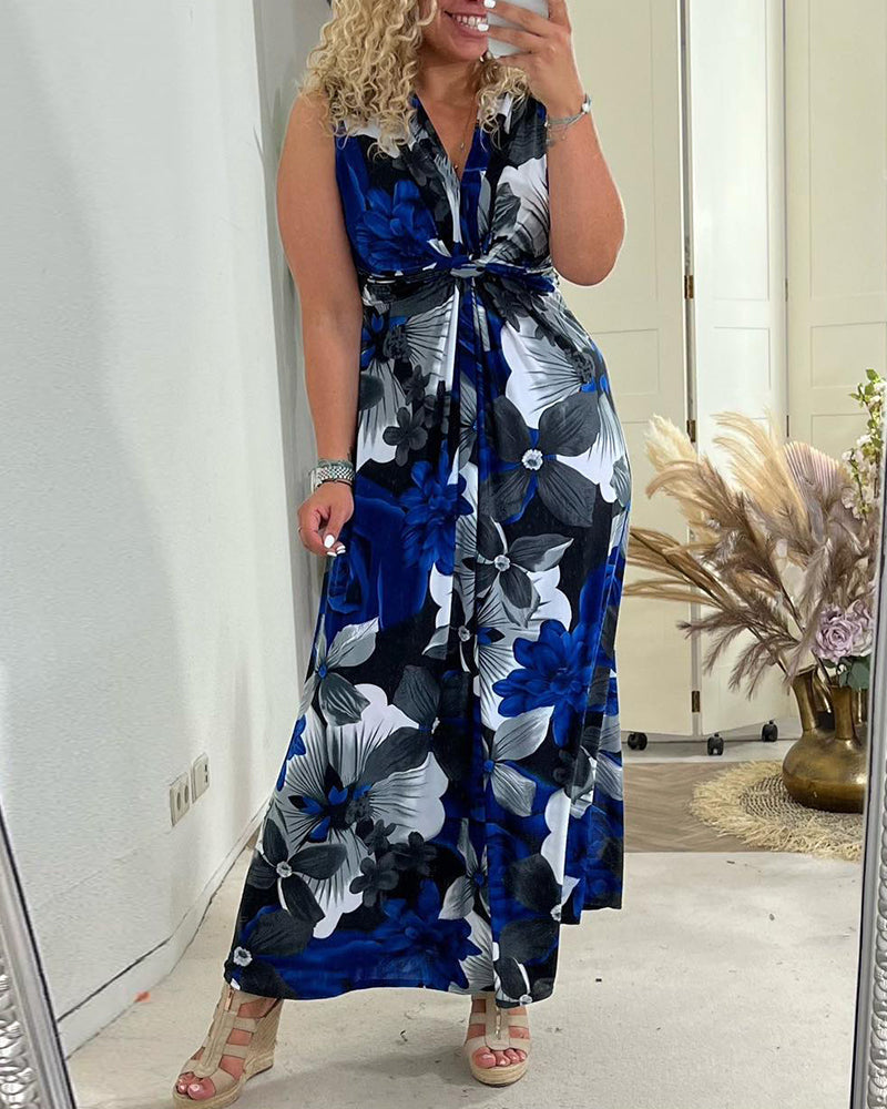 Willa London™ | Floral Elegance Maxi Dress