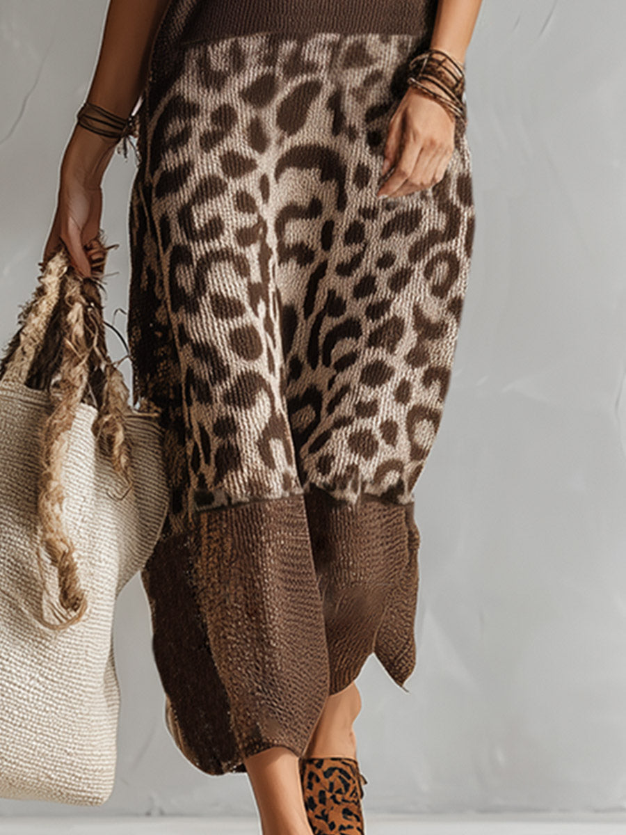 Willa London™ | Serene Leopard Maxi Dress