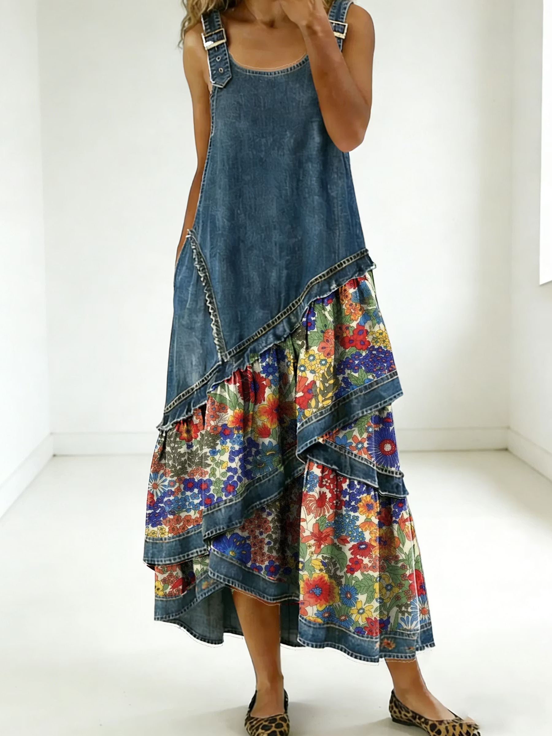 Willa London™ | Bohemian Blossom Maxi Dress