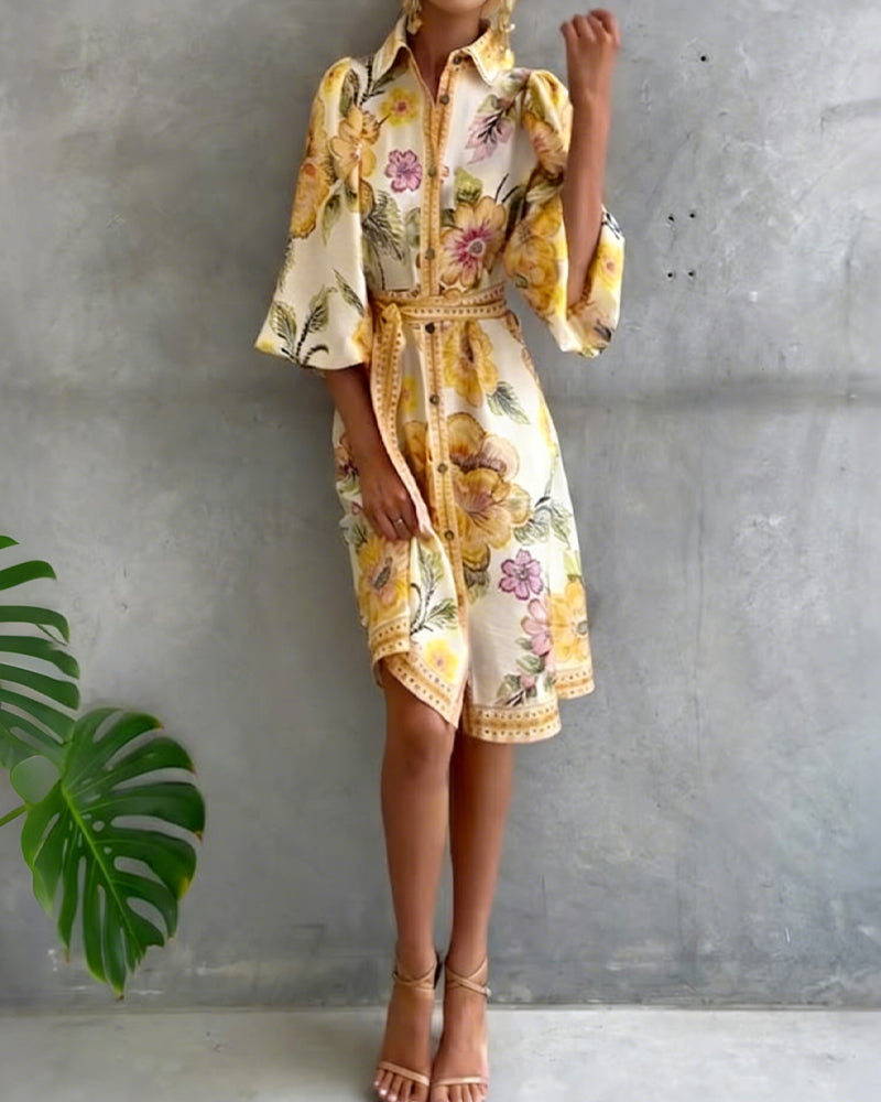 Willa London™ | Floral Elegance Dress