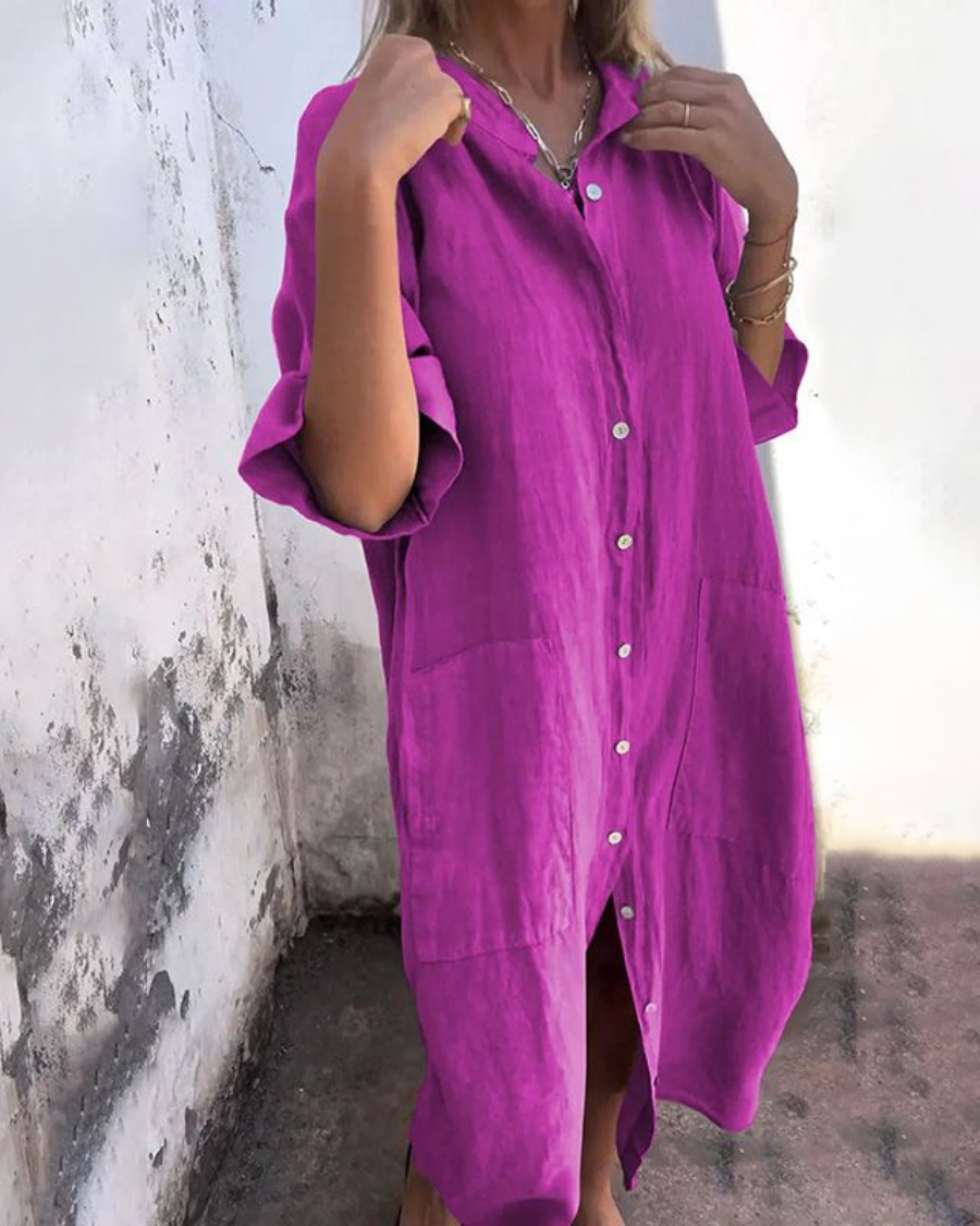 Willa London™ | Ibiza Breeze Shirt Dress
