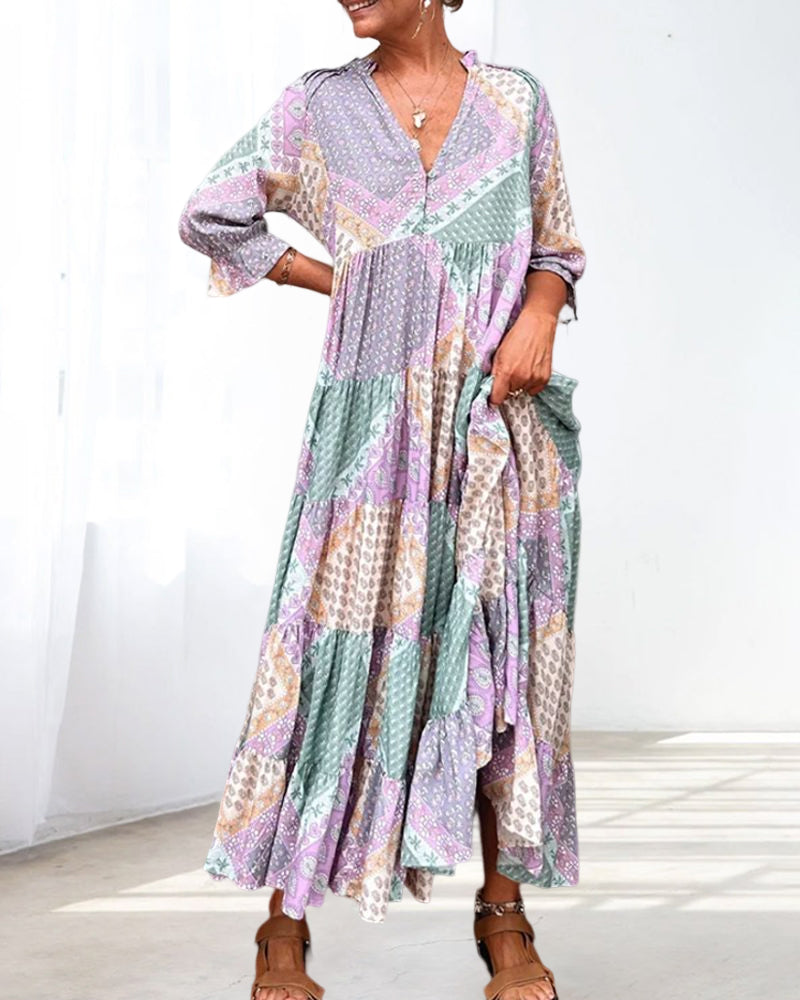Willa London™ | Vibrant Ease Maxi Dress