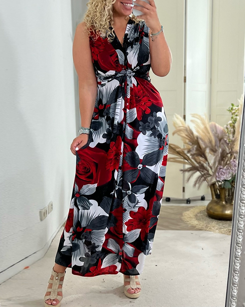 Willa London™ | Floral Elegance Maxi Dress