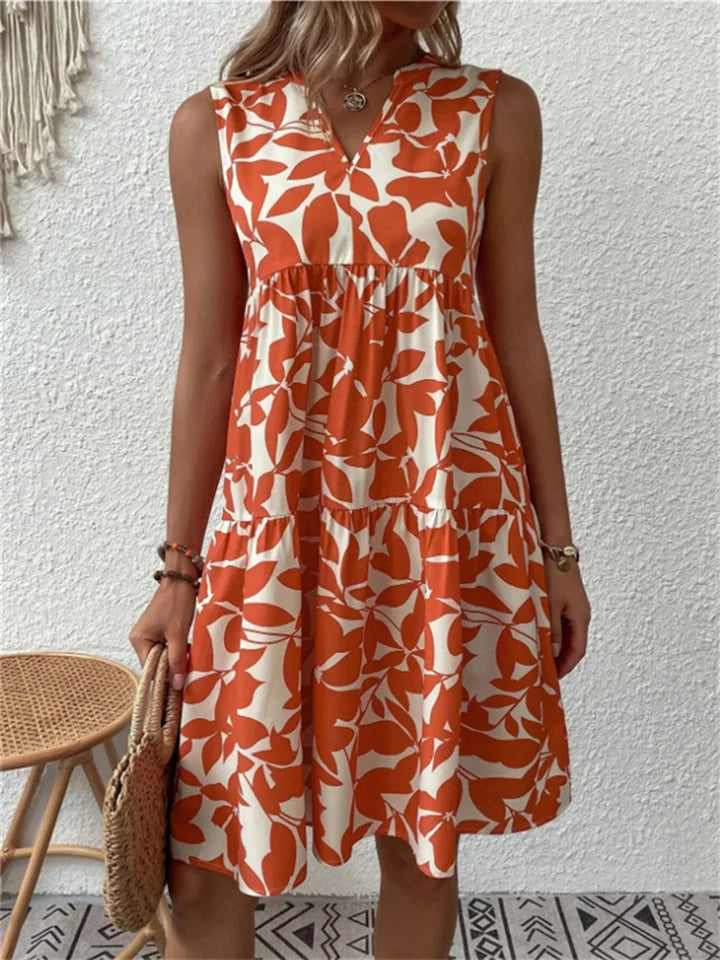 Willa London™ | Summer Leaf Elegance Dress