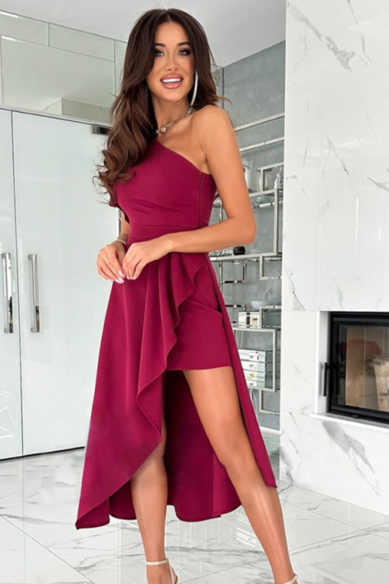 Willa London™ | One-Shoulder Elegance Dress