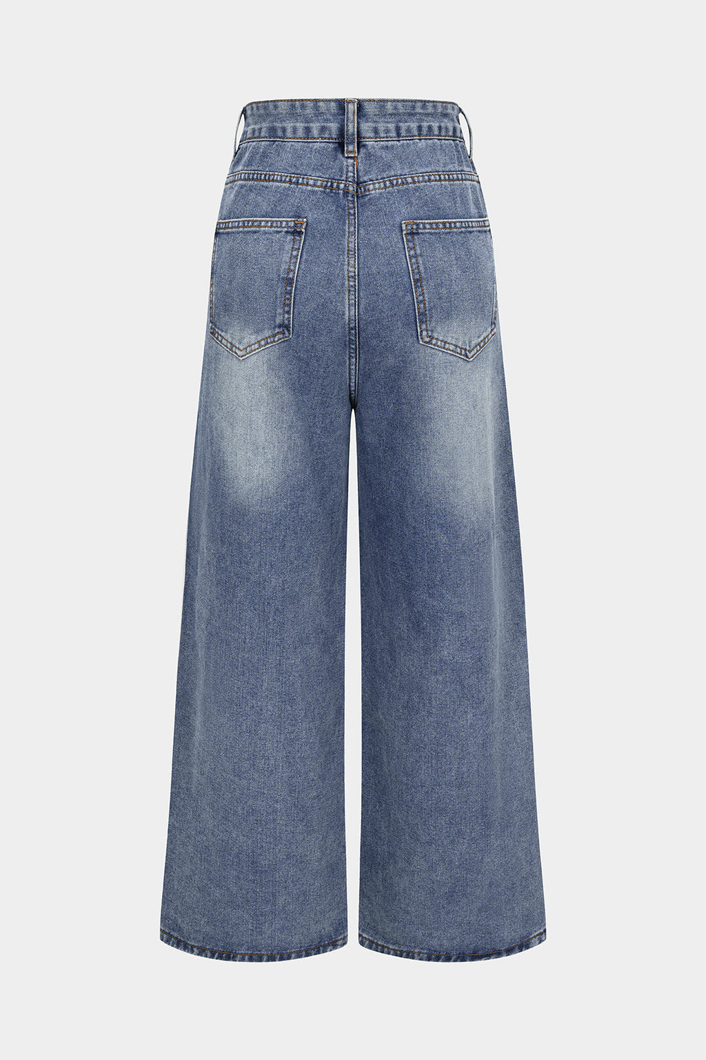 Willa London™ | Luxe Wide Leg Denim Trousers