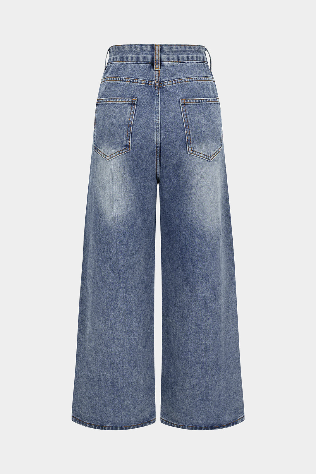 Willa London™ | Luxe Wide Leg Denim Trousers