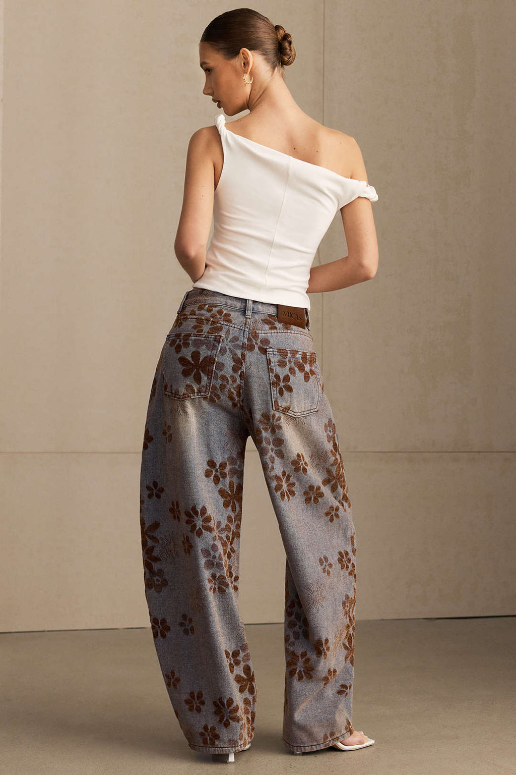 Willa London™ | Enchanted Blooms High-Waist Jeans