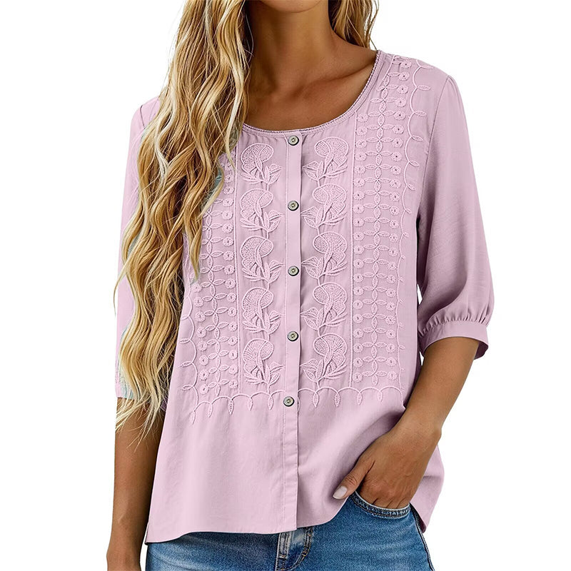 Willa London™ | Artisan Floral Blouse