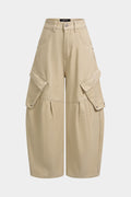 Willa London™ | Tailored Denim Barrel Trousers