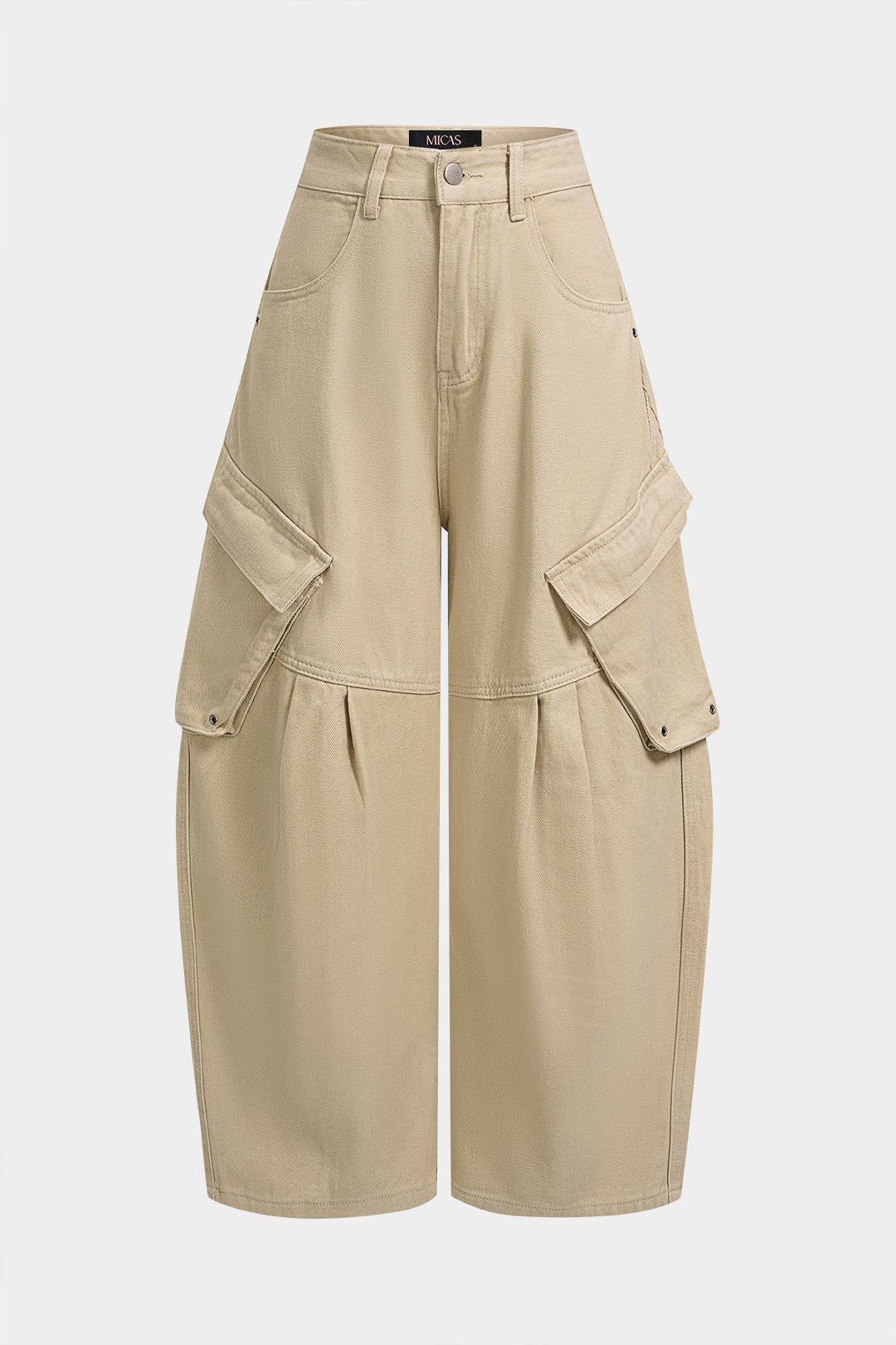 Willa London™ | Tailored Denim Barrel Trousers
