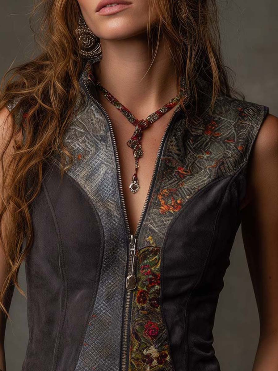 Willa London™ | Vintage Charm Eco-Suede Vest