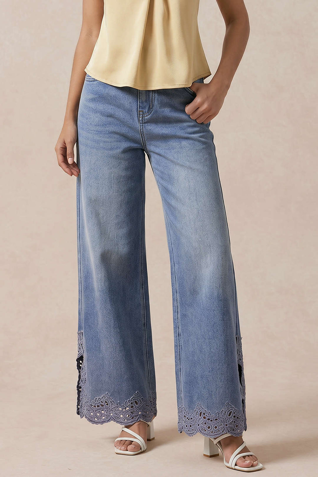 Willa London™ | Urban Chic Cut-Out Jeans