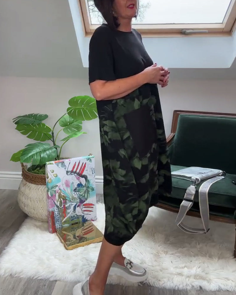 Willa London™ | Floral Patchwork Casual Dress