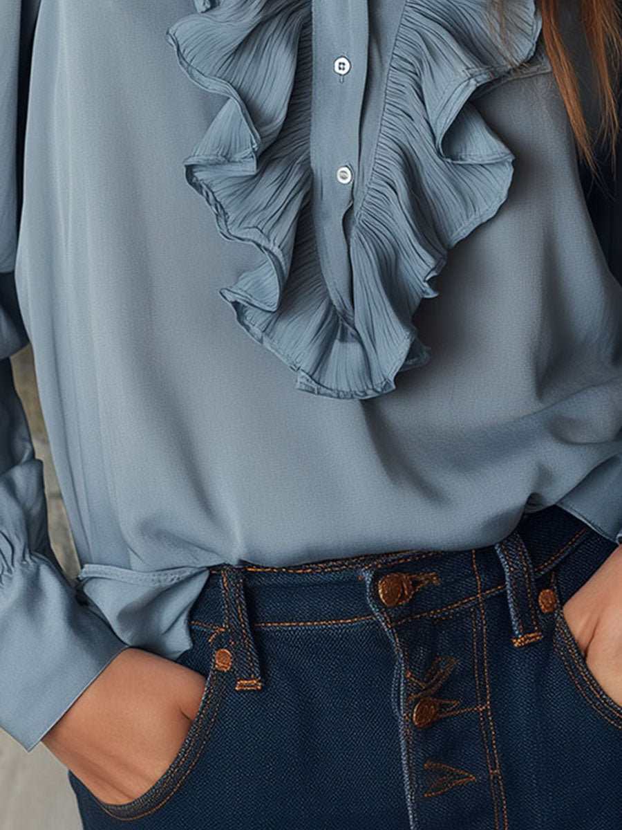 Willa London™ | Celestial Ruffle Blouse
