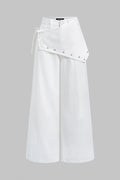 Willa London™ | Asymmetrical Denim Elegance Pants