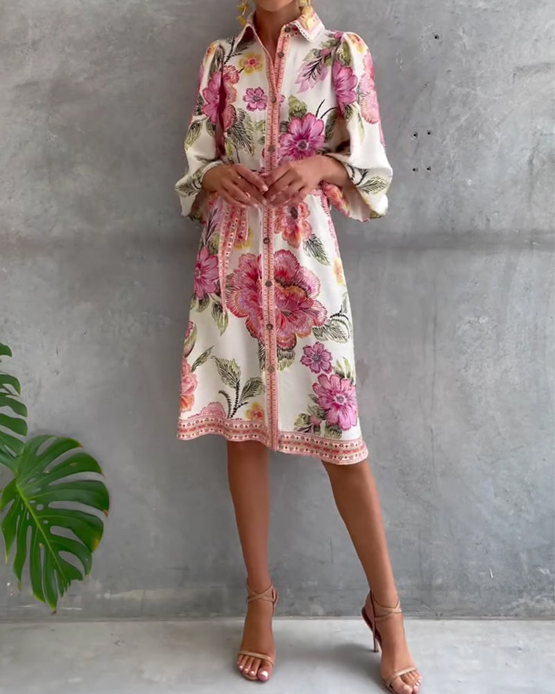 Willa London™ | Floral Elegance Dress