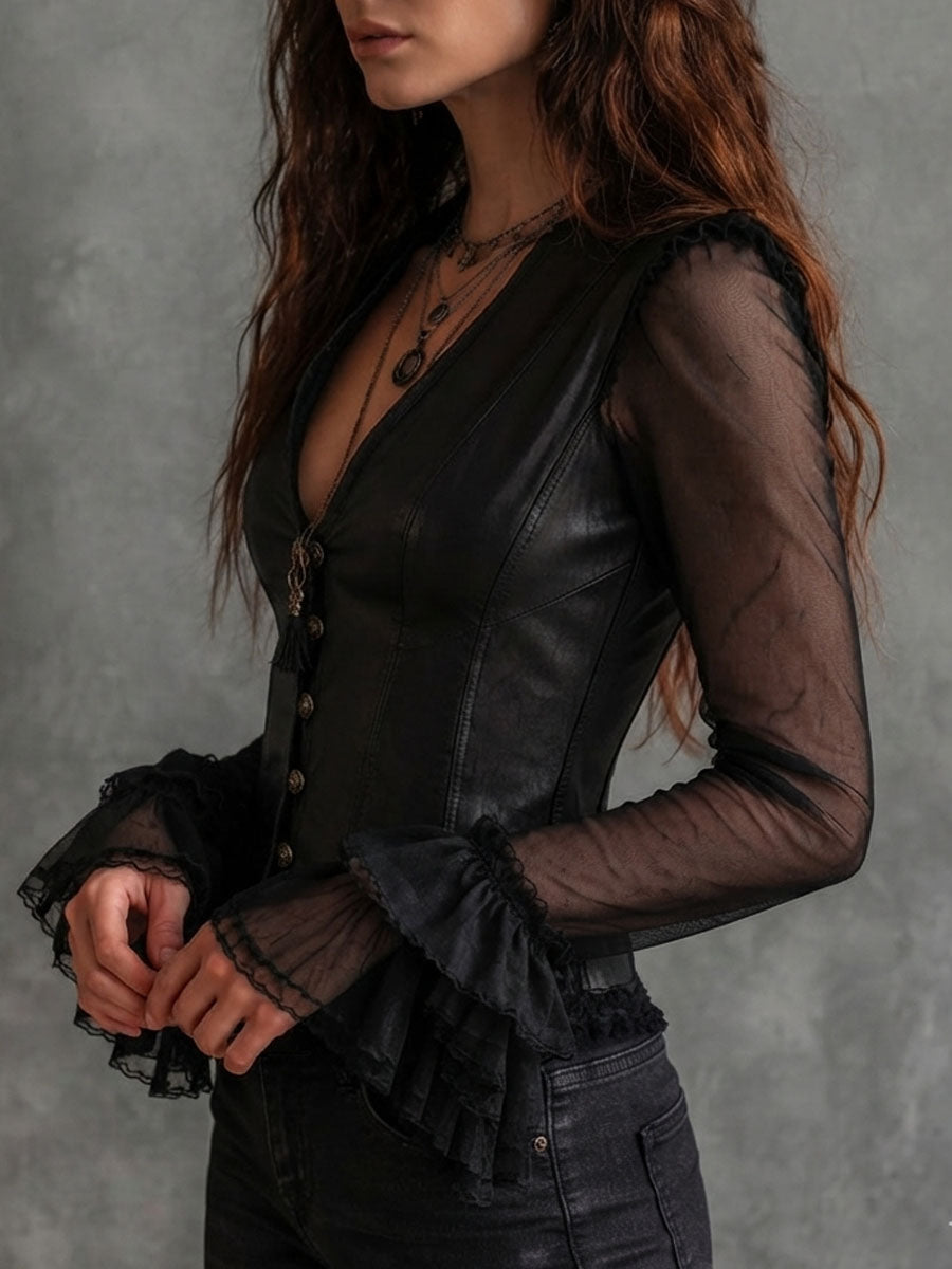 Willa London™ | Midnight Siren Corset Blouse