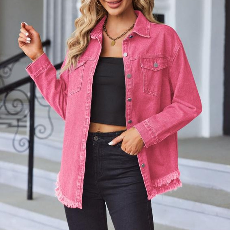 Willa London™ | Rebel Fray Denim Jacket