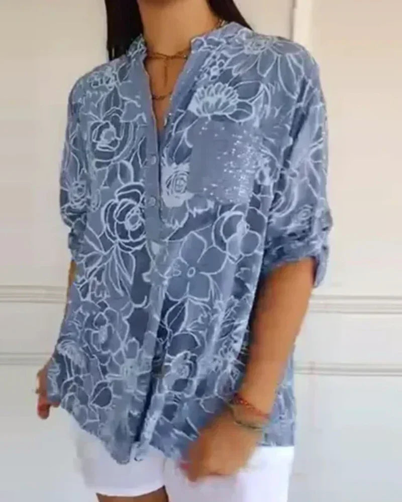 Willa London™ | Floral Elegance Blouse
