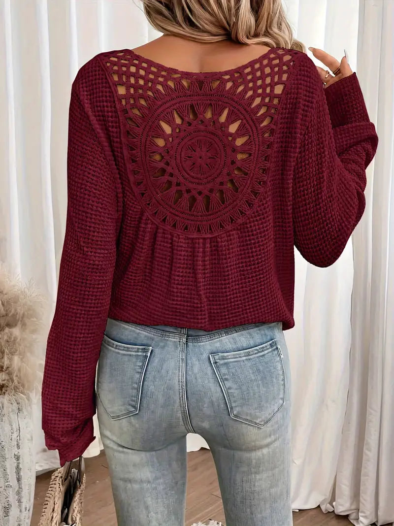 Willa London™ | Ibiza Lace Elegance Blouse