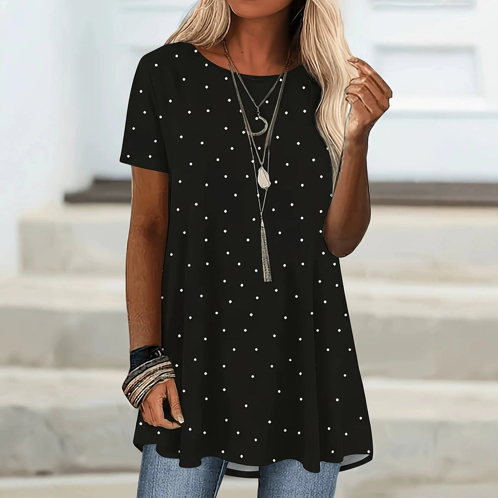 Willa London™ | Polka Dot A-Line Blouse