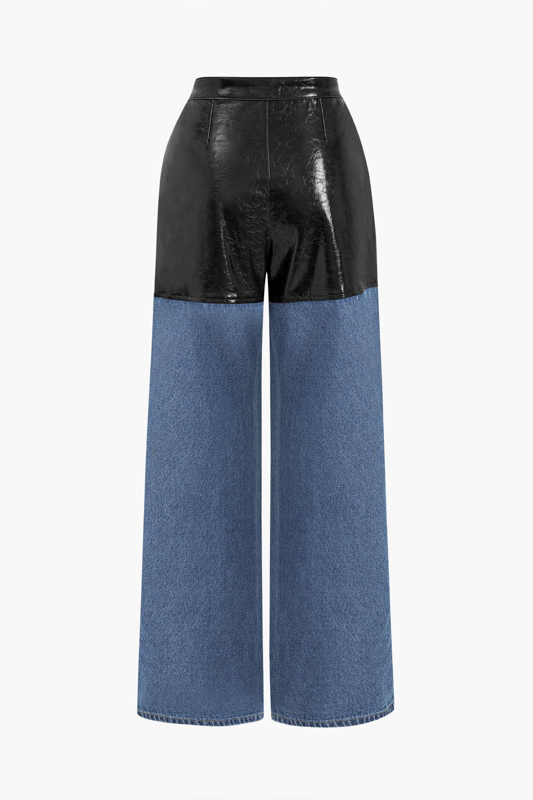 Willa London™ | Luxe Leatherette Straight Jeans