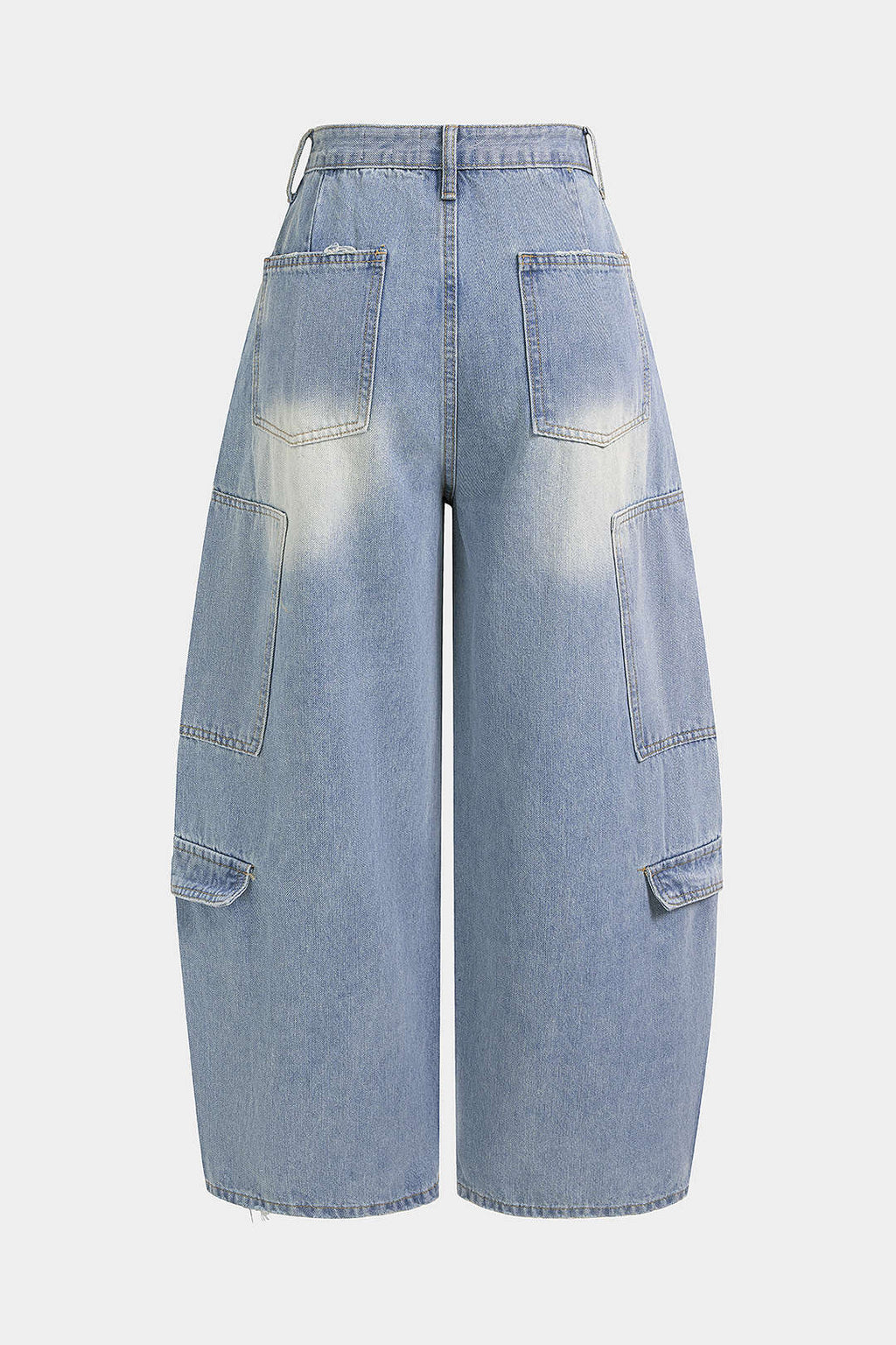 Willa London™ | Tailored Denim Barrel Trousers