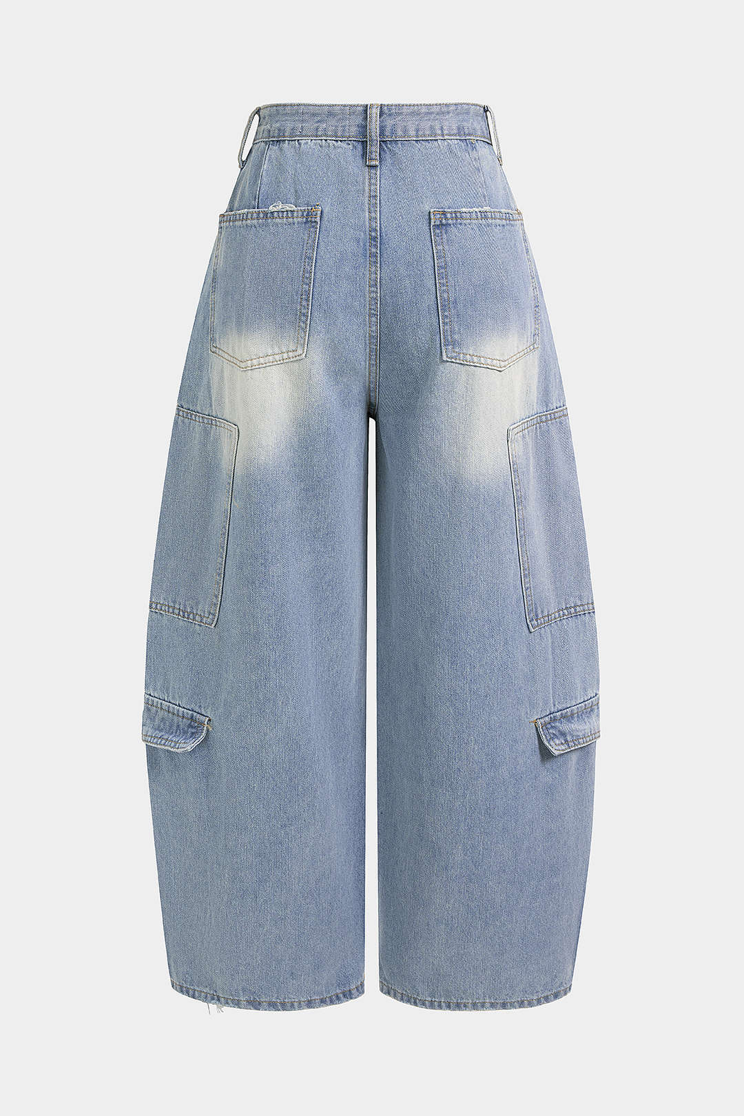 Willa London™ | Tailored Denim Barrel Trousers