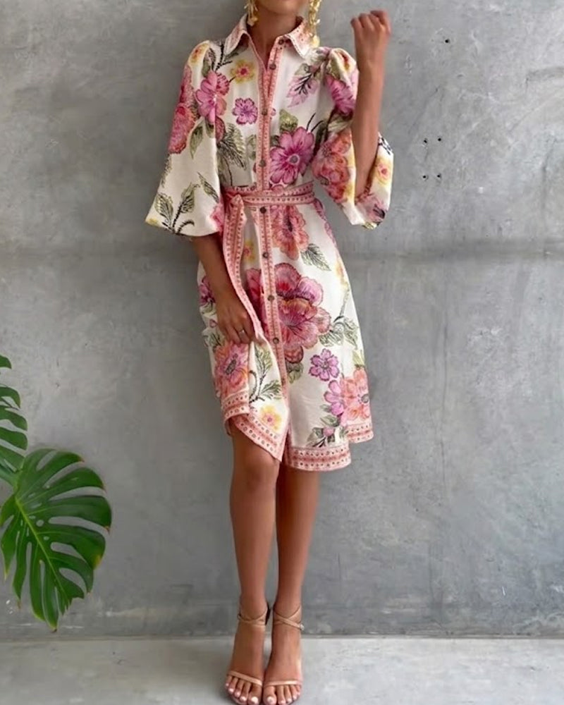 Willa London™ | Floral Elegance Dress