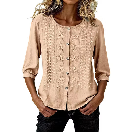 Willa London™ | Artisan Floral Blouse