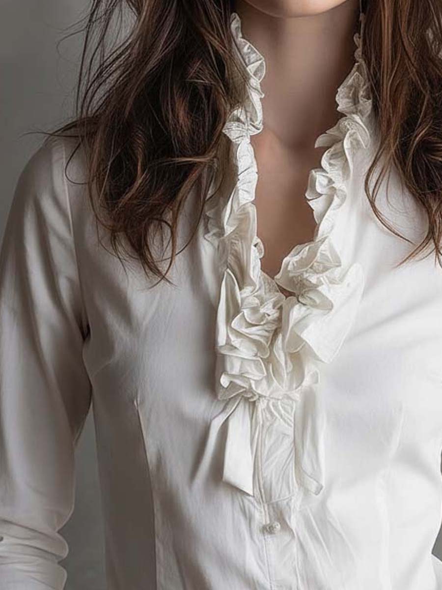 Willa London™ | Ruffle Elegance Blouse