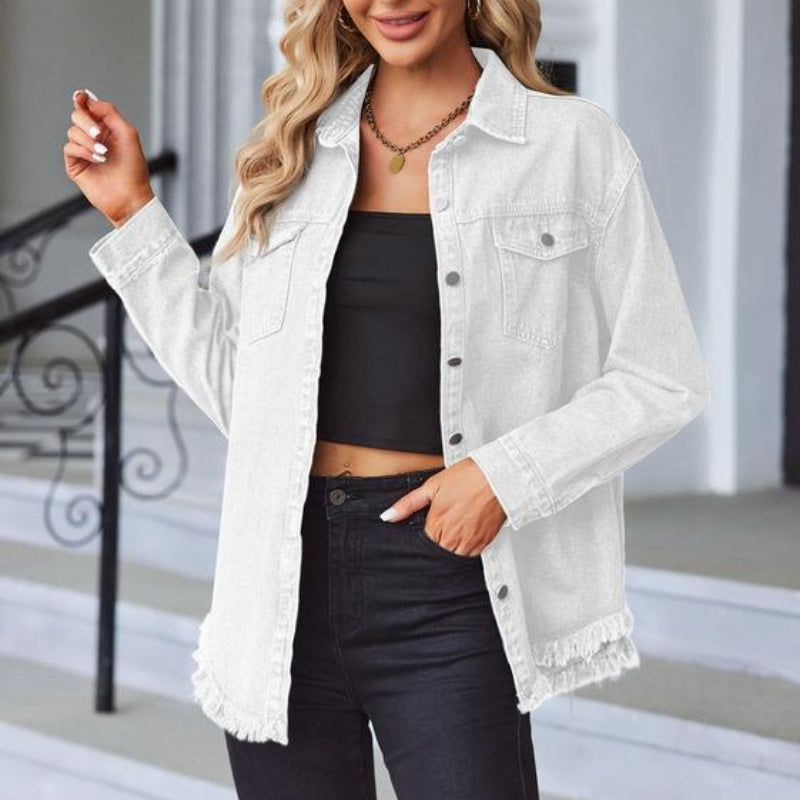 Willa London™ | Rebel Fray Denim Jacket