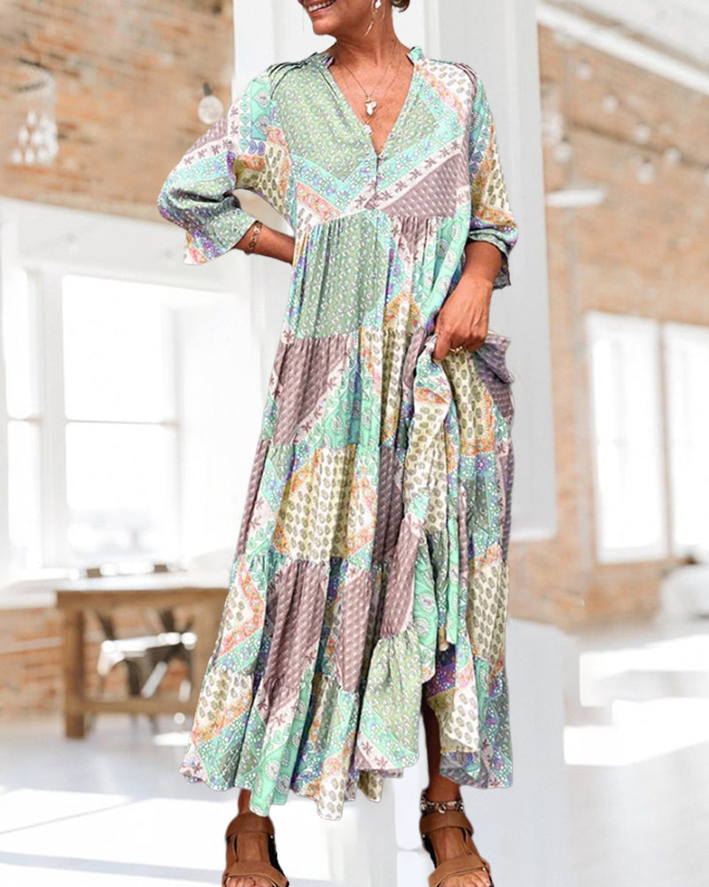 Willa London™ | Vibrant Ease Maxi Dress