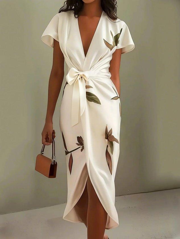 Willa London™ | Floral Elegance Wrap Dress