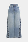 Willa London™ | Heritage Embroidered Denim Jeans